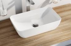 Uni lavabo rectangulaire