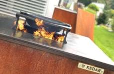 KEDAR W- Grille supplémentaire pour grill carré