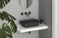 Uni lavabo rectangulaire